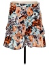 Porridge Floral Orange Casual Skirt Size Med (2) - photo 1