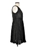 Kardashian Kollection 100% Polyester Chevron-herringbone Black Cocktail Dress Size XS - photo 4