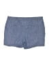 Merona Chevron-herringbone Blue Shorts Size 4 - photo 2