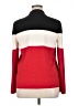 Talbots Color Block Red Turtleneck Sweater Size XL - photo 2