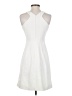 Halston Solid White Cocktail Dress Size 0 - photo 2
