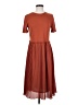 Zara 100% Polyester Brown Casual Dress Size S - photo 1