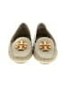 Tory Burch 100% Leather Green Ivory Flats Size 7 1/2 - photo 2