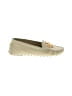 Tory Burch 100% Leather Green Ivory Flats Size 7 1/2 - photo 1