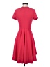 Express Solid Red Casual Dress Size S - photo 2