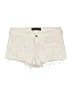 Express Jeans Ivory Denim Shorts Size 8 - photo 1