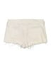Express Jeans Ivory Denim Shorts Size 8 - photo 2