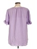 C established 1946 100% Polyester Purple 3/4 Sleeve Blouse Size L - photo 2