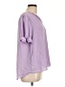 C established 1946 100% Polyester Purple 3/4 Sleeve Blouse Size L - photo 4