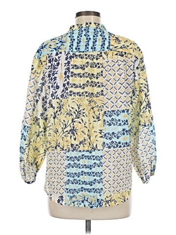 Wrap 3/4 Sleeve Blouse (view 2)