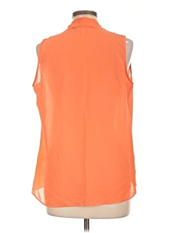 Rose + Olive Sleeveless Blouse (view 2)