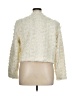 H&M 100% Polyester Ivory Faux Fur Jacket Size XL - photo 2