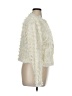 H&M 100% Polyester Ivory Faux Fur Jacket Size XL - photo 4