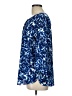 Not Your Daughter's Jeans 100% Polyester Blue 3/4 Sleeve Blouse Size L (petite) - photo 5