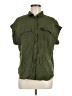 Gap Green Short Sleeve Button-Down Shirt Size M - photo 1