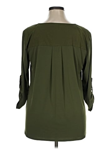 Roz & Ali 3/4 Sleeve Blouse (view 2)