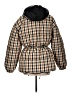 Topshop 100% Polyester Checkered-gingham Brown Jacket Size 6 - photo 2