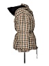 Topshop 100% Polyester Checkered-gingham Brown Jacket Size 6 - photo 4