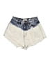 Vibrant M.I.U Blue Denim Shorts Size S - photo 1