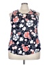 Espresso Blue Sleeveless Blouse Size 3X - photo 1