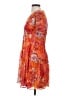 Taylor Paisley Orange Casual Dress Size 4 - photo 5