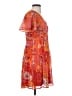Taylor Paisley Orange Casual Dress Size 4 - photo 4