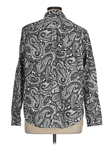 Jones New York Long Sleeve Button-Down Shirt (view 2)