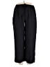 Caslon 100% Linen Solid Black Linen Pants Size XL Petite - photo 1