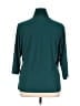 IMAN Teal 3/4 Sleeve Blouse Size 1X - photo 2