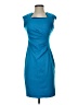 Calvin Klein Solid Teal Cocktail Dress Size 2 (petite) - photo 1