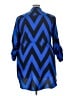 Live 4 Truth 100% Polyester Chevron-herringbone Blue Casual Dress Size 3X - photo 2