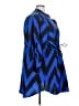 Live 4 Truth 100% Polyester Chevron-herringbone Blue Casual Dress Size 3X - photo 4