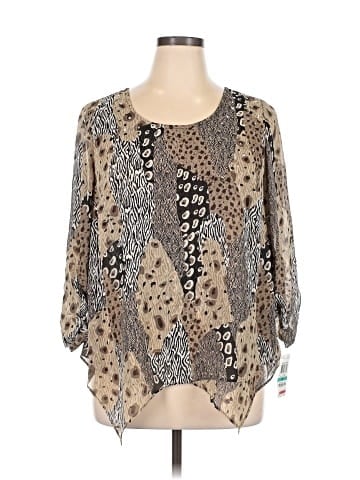 Style&Co 3/4 Sleeve Blouse (view 1)