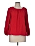 Chico's 100% Polyester Red 3/4 Sleeve T-Shirt Size Med (1) - photo 1