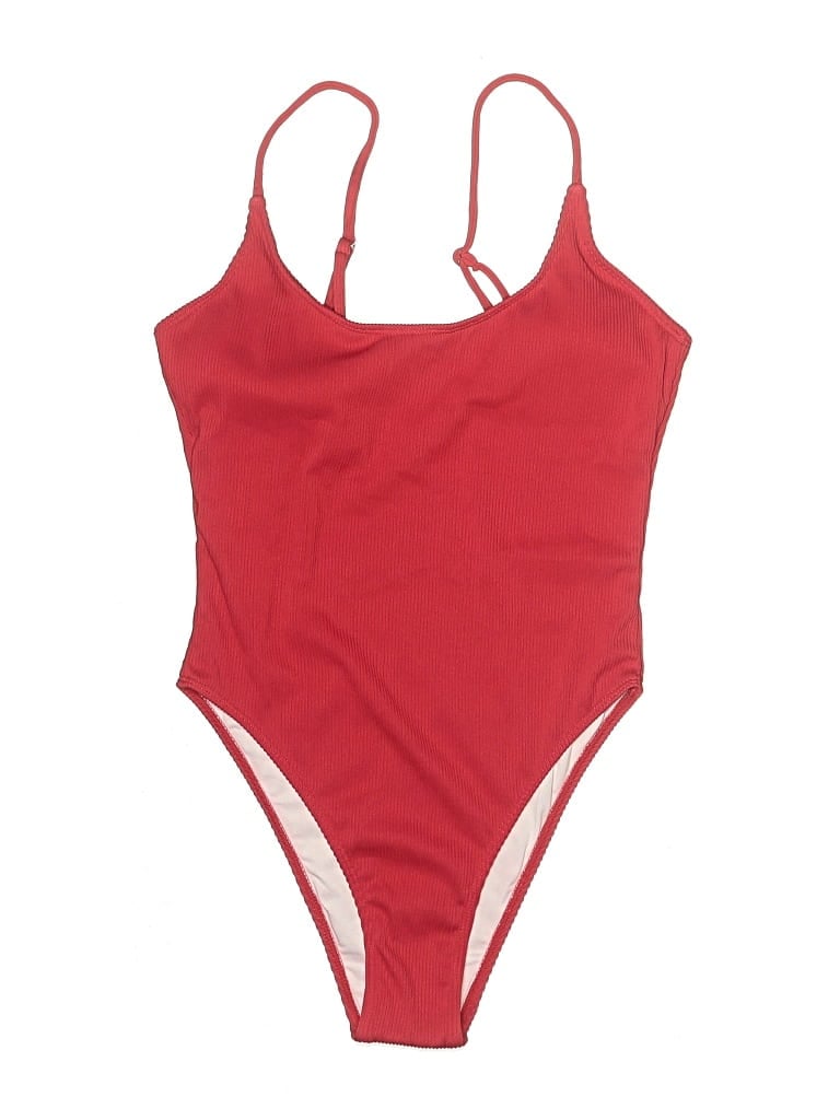 Pre-owned Unbranded One Piece Swimsuit In Red