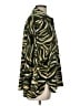 Zara 100% Polyester Animal Print Green Long Sleeve Blouse Size L - photo 4