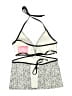 Hula Honey Chevron-herringbone Ivory Swimsuit Top Size XL - photo 2