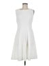 Sandra Darren Solid White Cocktail Dress Size 8 - photo 1