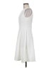 Sandra Darren Solid White Cocktail Dress Size 8 - photo 5