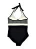 Merona Graphic Black One Piece Swimsuit Size L - photo 2