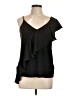 Next Black Sleeveless Blouse Size 10 - photo 1