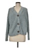 Hippie Rose 100% Polyester Gray Cardigan Size M - photo 1