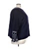 Nic + Zoe Polka Dots Blue Pullover Sweater Size 3X - photo 4