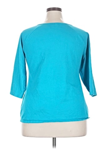 Hanes 3/4 Sleeve T-Shirt (view 2)