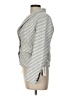 Veronica Beard Chevron-herringbone Gray Silver Blazer Size 10 - photo 5