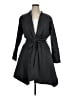 Just Fabulous 100% Polyester Gray Trenchcoat Size 1X - photo 1