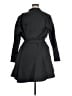 Just Fabulous 100% Polyester Gray Trenchcoat Size 1X - photo 2