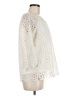 Cato 100% Polyester Ivory 3/4 Sleeve Blouse Size S - photo 4
