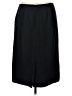 Le Suit 100% Polyester Solid Black Casual Skirt Size 12 - photo 2