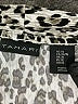Tahari Animal Print Silver Sleeveless Blouse Size XL - photo 7